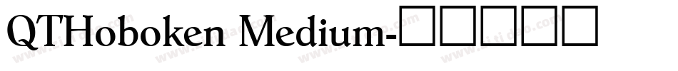 QTHoboken Medium字体转换